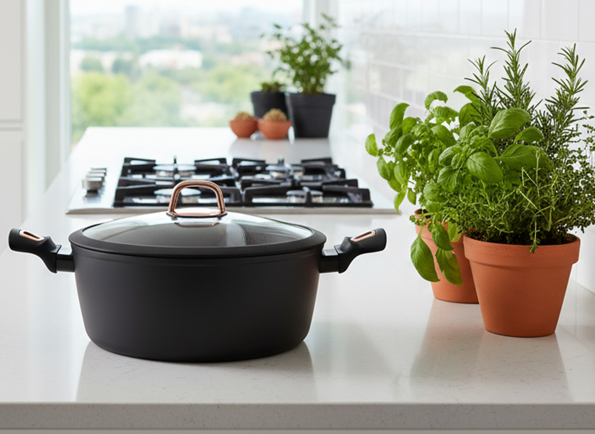 Hrniec s pokrievkou Golden line