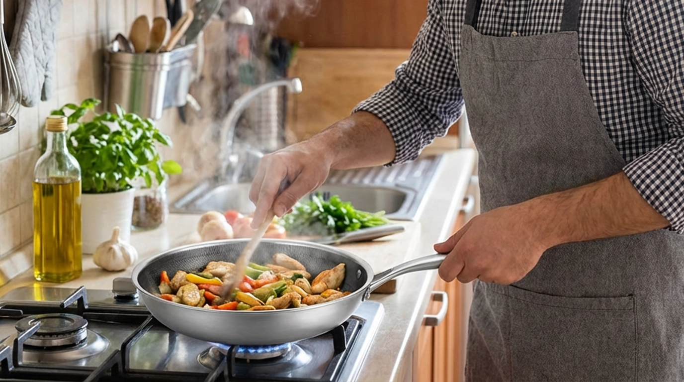 Nerezová panvica na indukciu