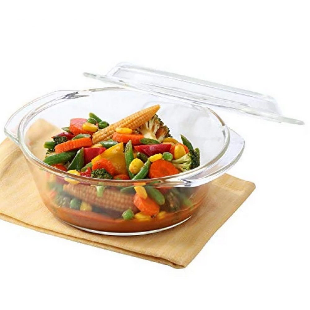 Sklenená oválna zapekacia misa