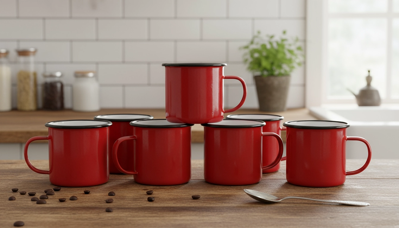 Smaltované hrnčeky