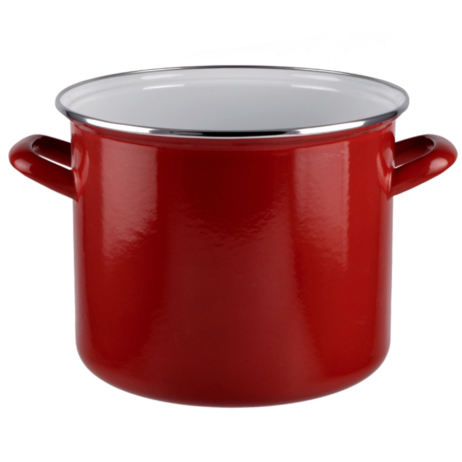 Smaltovaný hrniec red 2 L