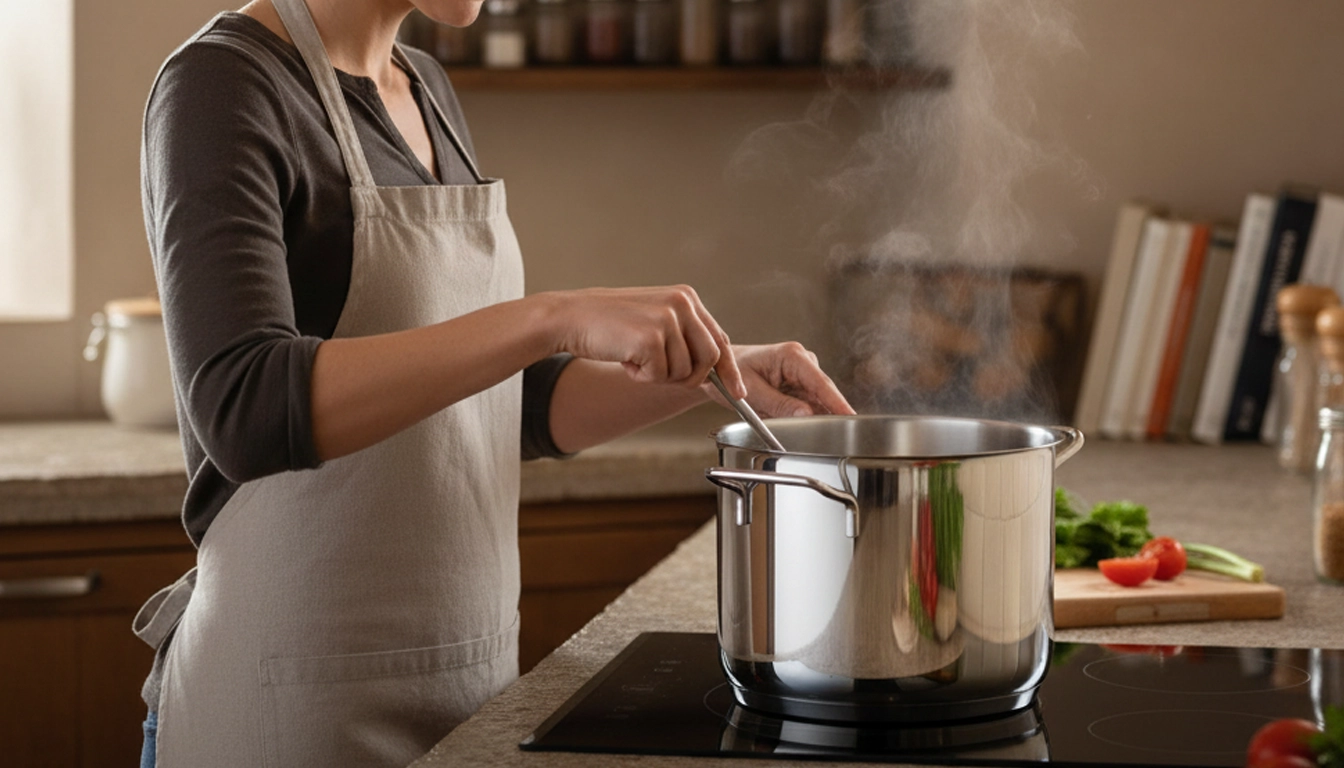 Varenie v nerezovom hrnci