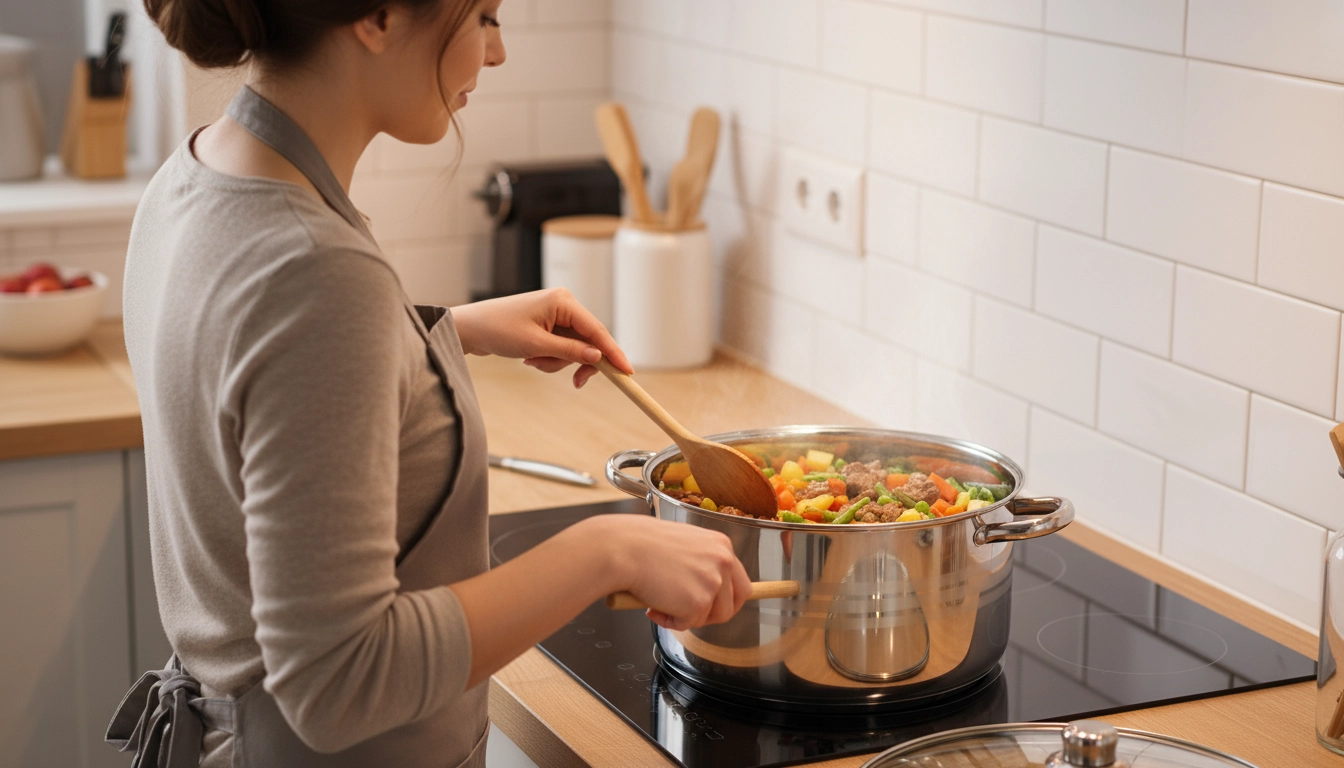 Varenie v nerezovom kastroly