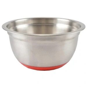 Nerezová miska 24 cm so silikónom