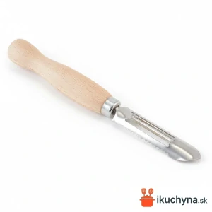 Drevená škrabka na zeleninu