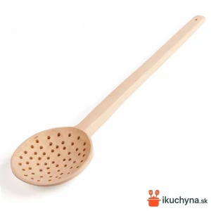 Drevená lyžica s dierami 75 cm