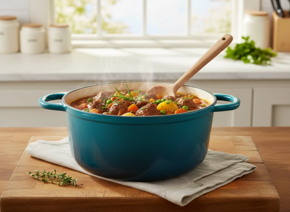 Liatinový hrniec 6L so smaltovaným povrchom