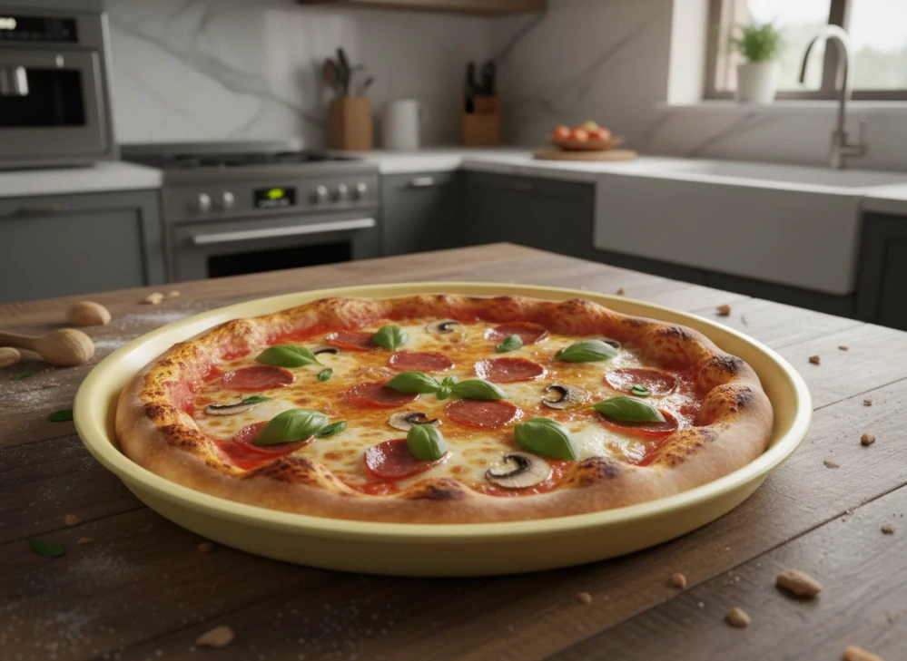 Pizza plech 32 cm s keramickým povrchom