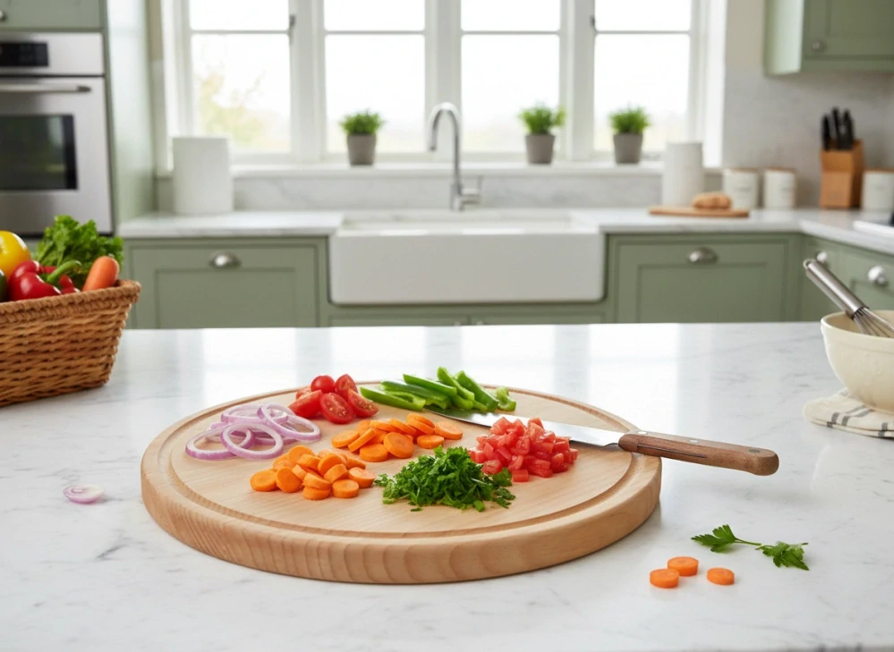 Doska na krájanie okrúhla 19 cm