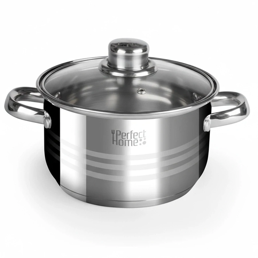 Nerezový kastról s pokrievkou 4 l