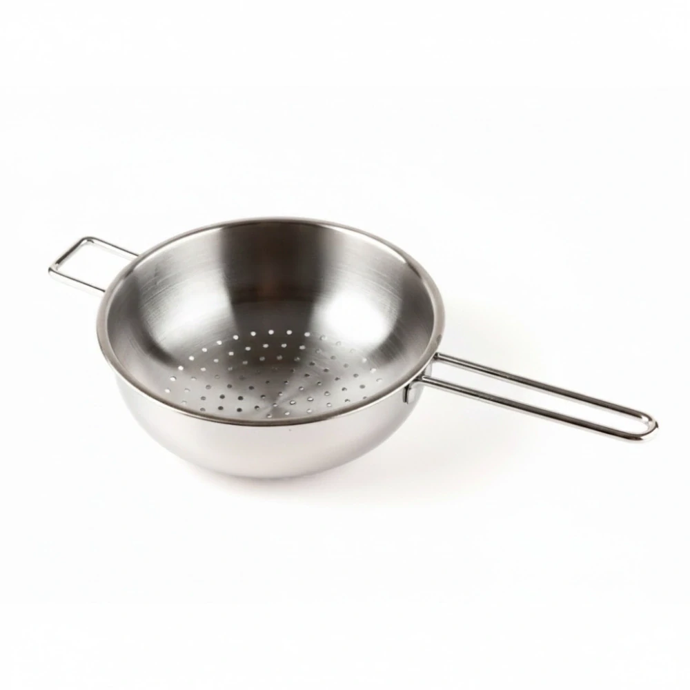 Nerezový cedník s rúčkou 23 cm