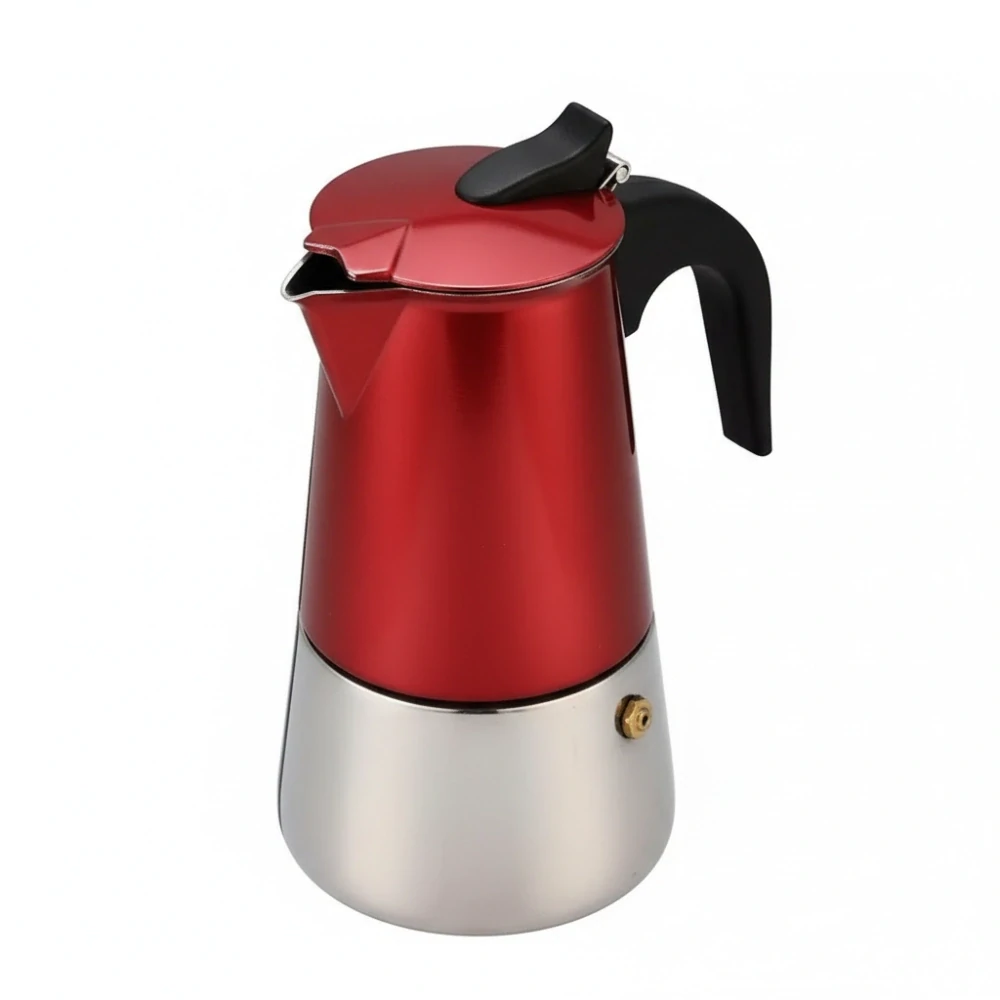 Moka kávovar Metal red line 4 osoby