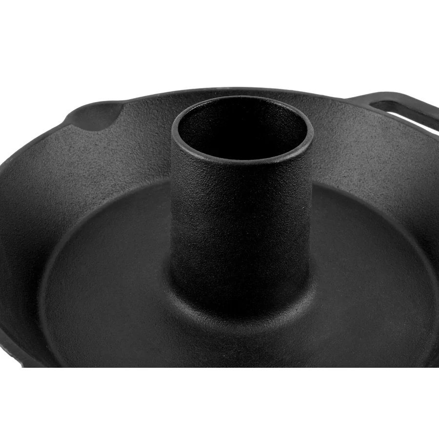 Liatinový pekáč na kura so stojanom 