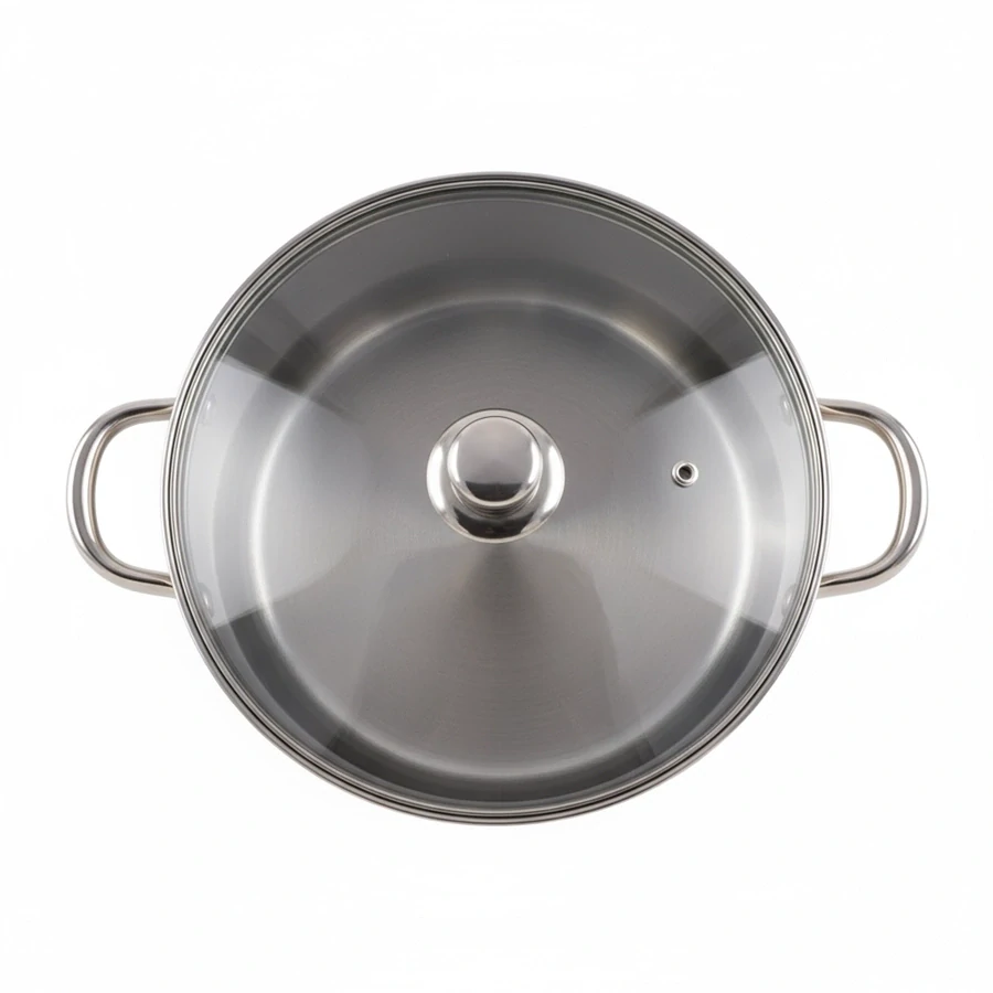 Nerezový kastról 10 l s pokrievkou