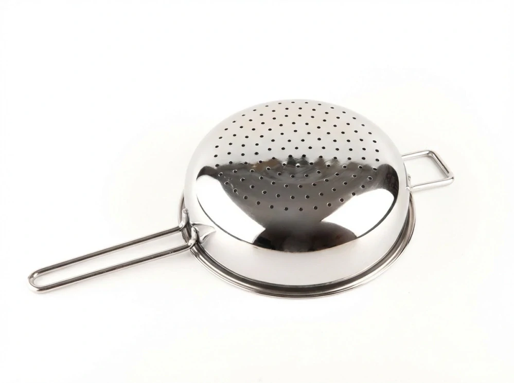 Nerezový cedník s rúčkou 23 cm