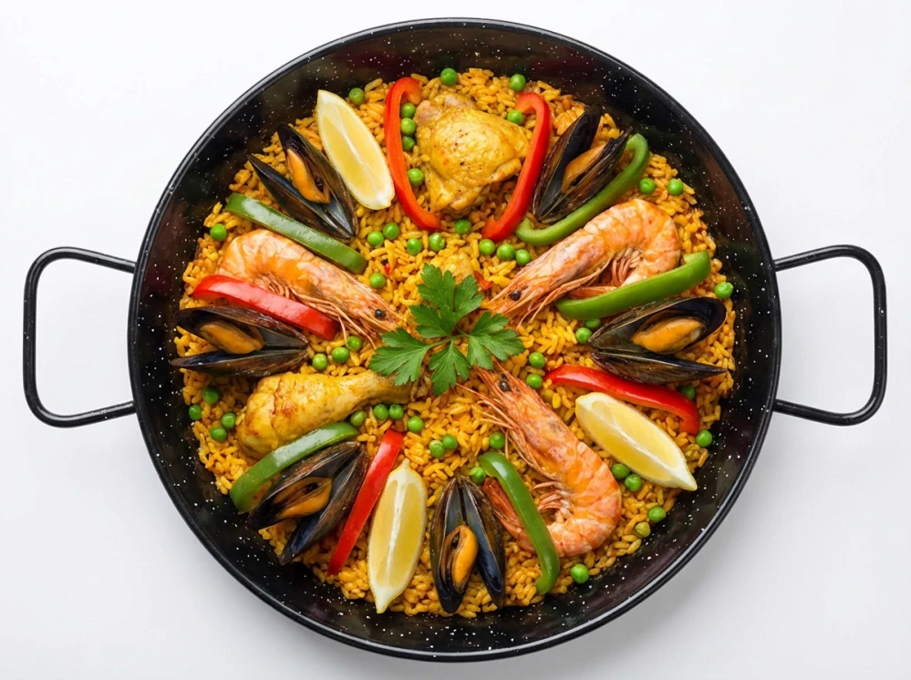 Paella panvica smaltovaná 24 cm