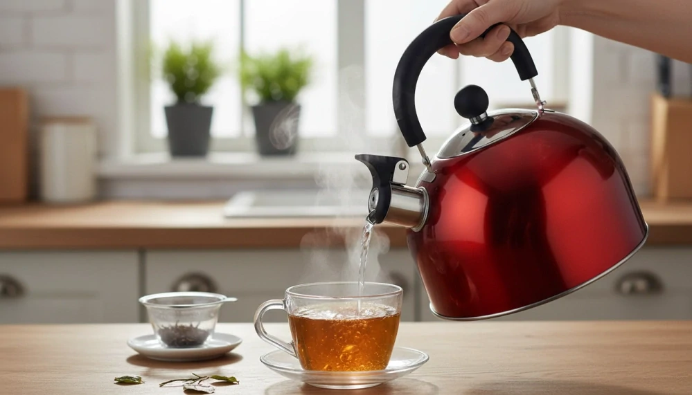 Nerezová kanvica na čaj 2,5 L