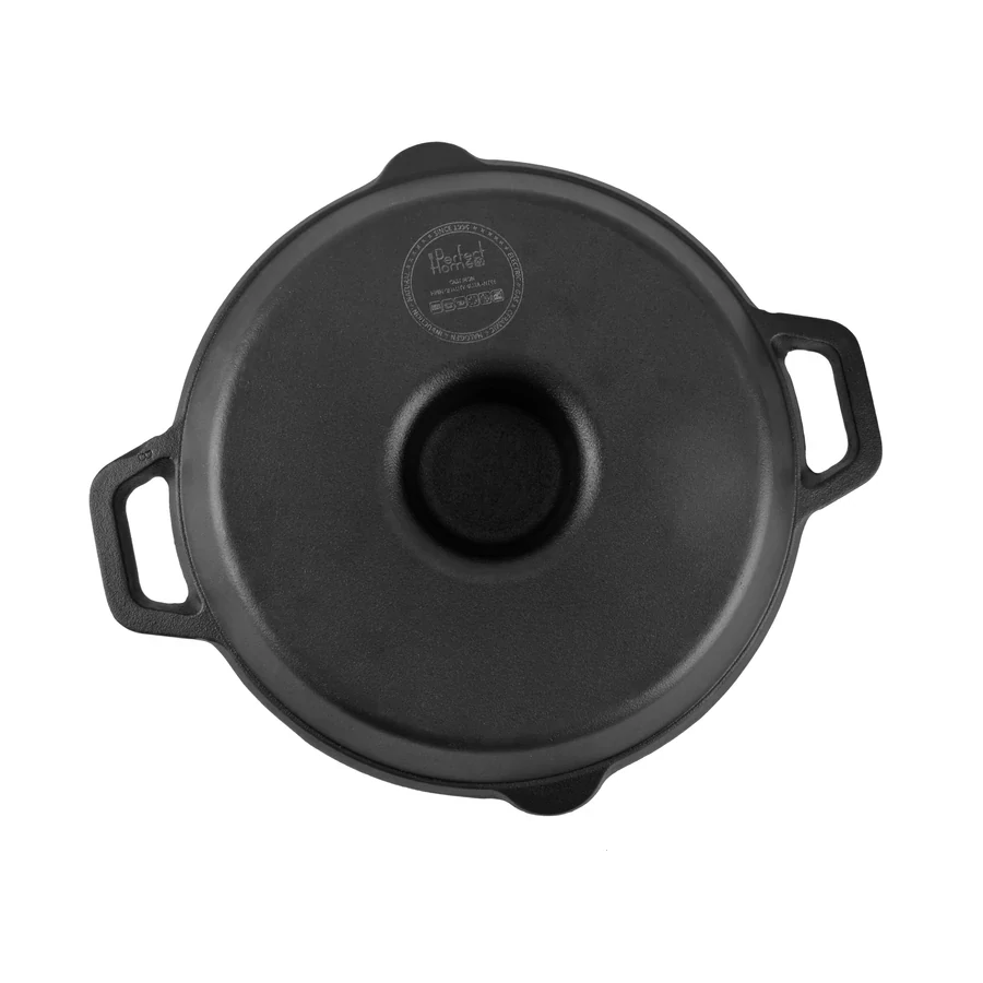 Liatinový pekáč na kura so stojanom 