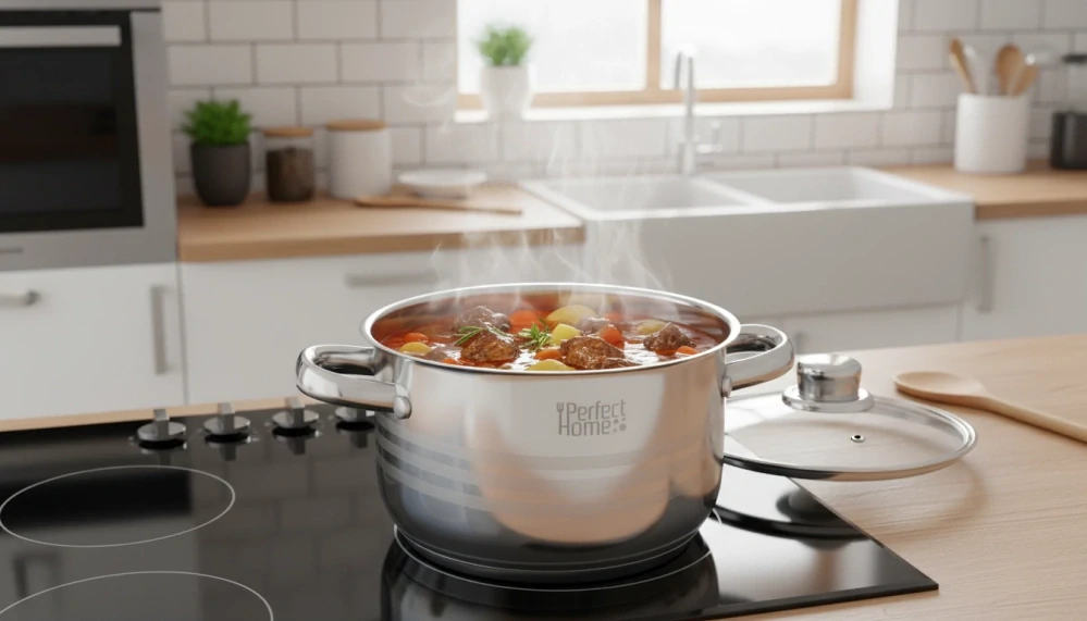 Nerezový kastról s pokrievkou 4 l