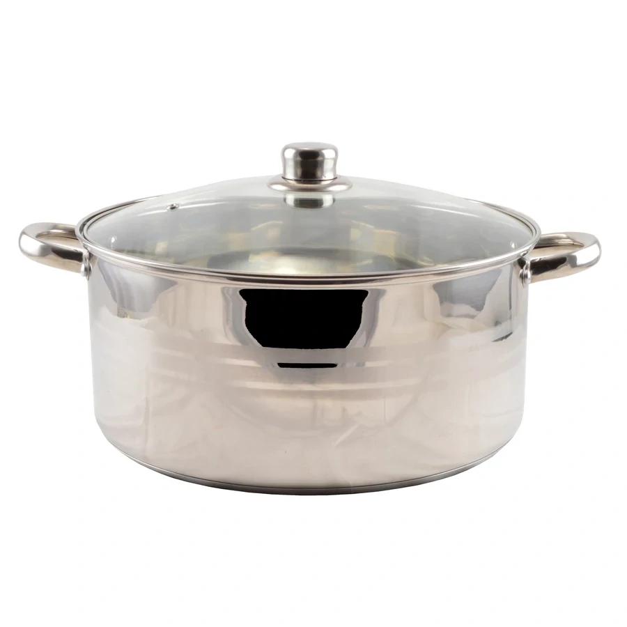 Nerezový kastról 10 l s pokrievkou