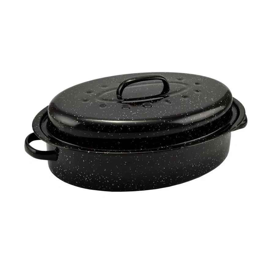 Smaltovaný dvojpekáč 37 cm