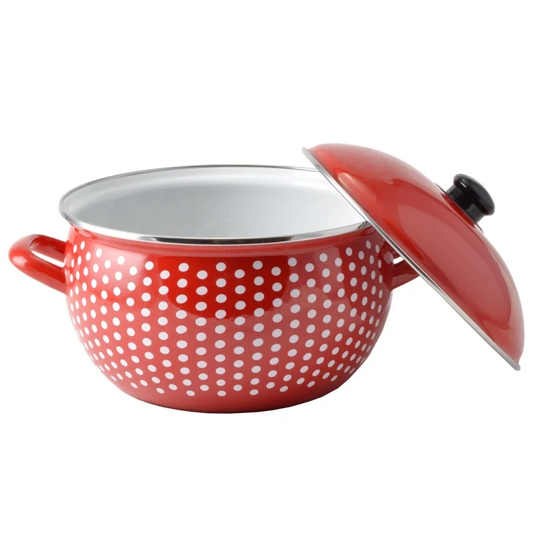 Smaltovaný hrniec bodkovaný 4,8 L