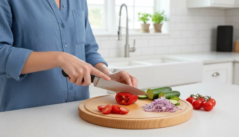 Doska na krájanie okrúhla 24 cm