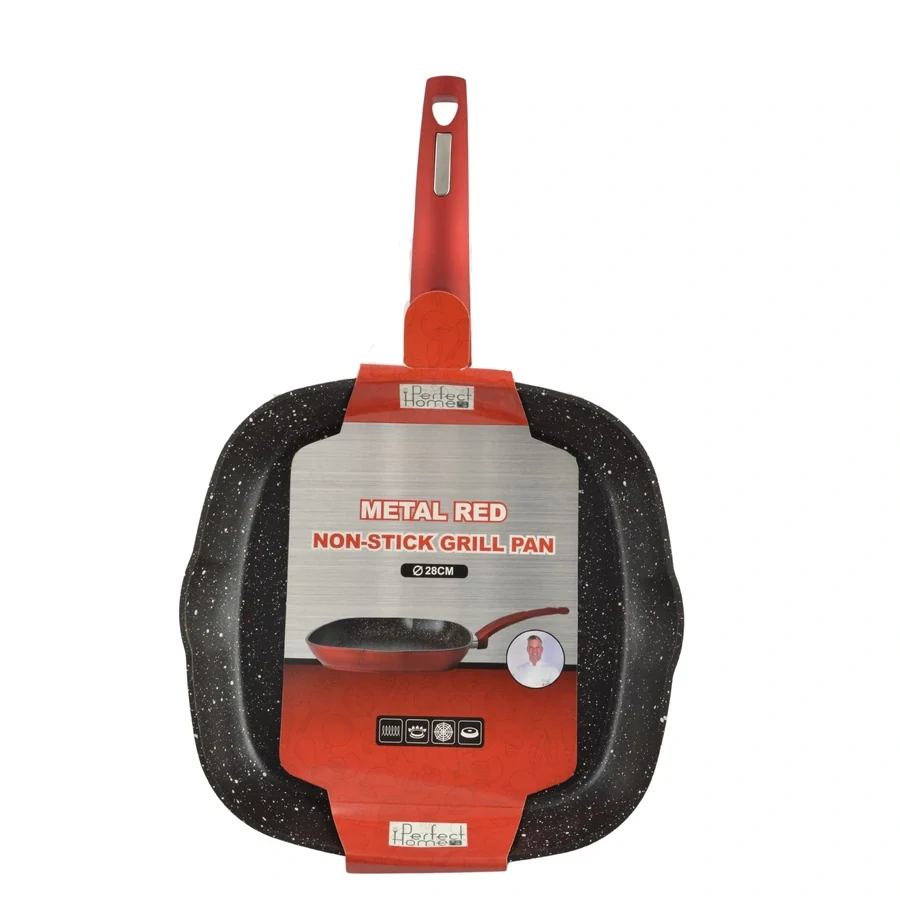 Panvica na grilovanie 28 cm Metal Red Line