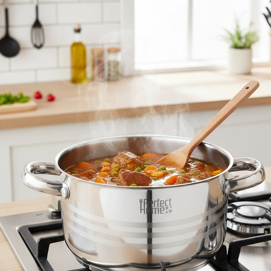 Nerezový kastról s pokrievkou 4 l