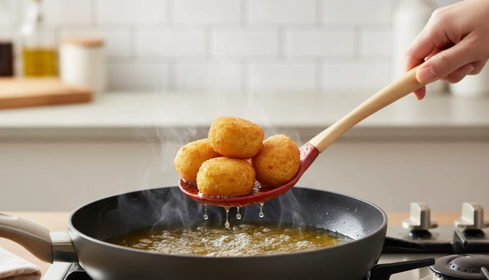 Dierovaná silikónová naberačka