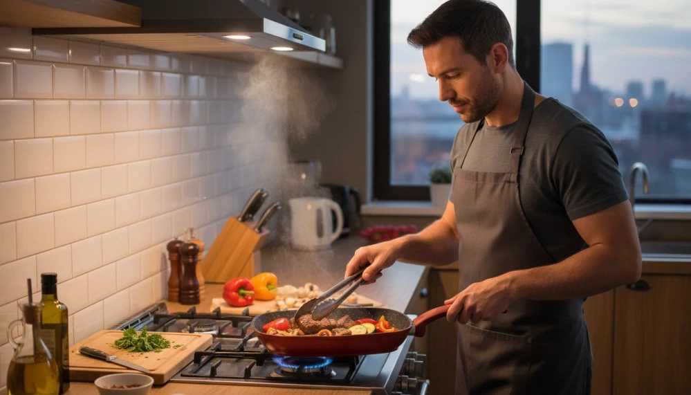 Panvica na grilovanie 28 cm Metal Red Line