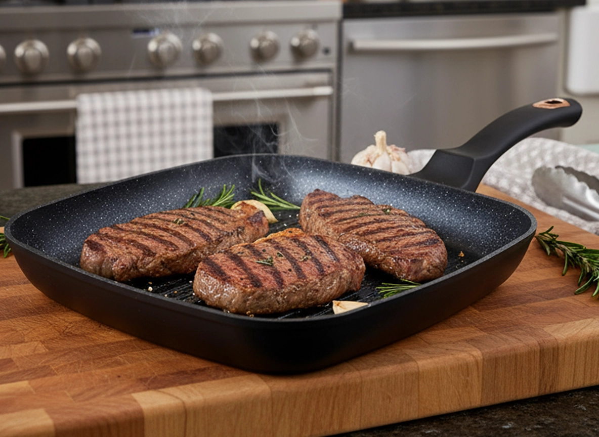 Grilovacia panvica maso