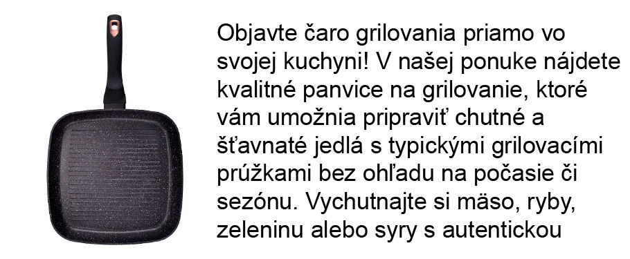 Panvice na grilovanie