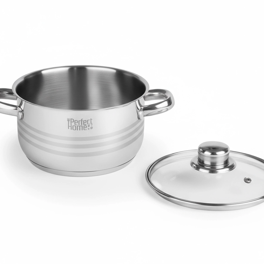 Nerezový hrniec bez pokrievky