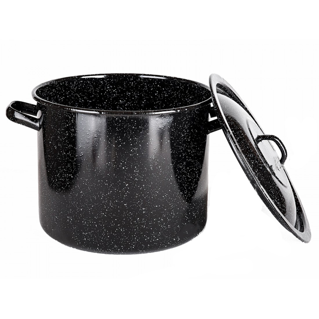 Smaltovaný hrniec s pokrievkou